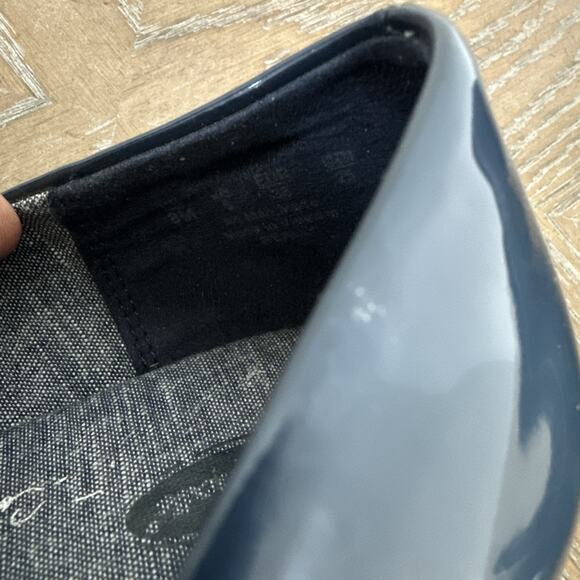 Womens Dr. Scholls True Comfort Slip On Solid Navy Blue Ballet Flats Size 8 - Picture 4 of 9